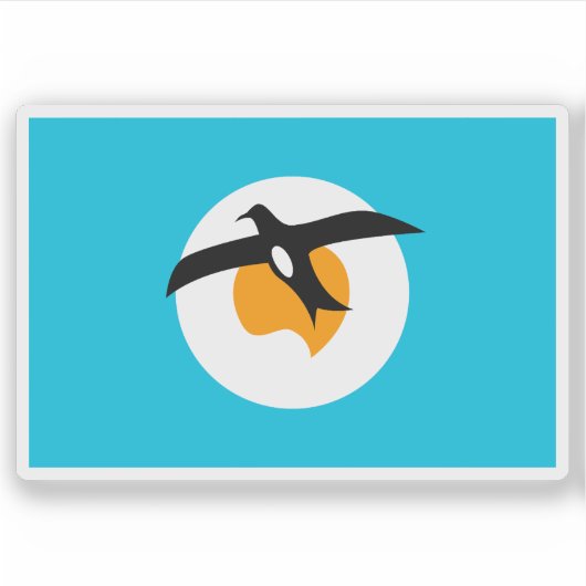 Flagge des banabanischen Volkes, Mikronesien, Ozea Aufkleber (Vorderseite)