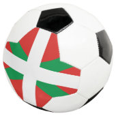 Flagge des Baskenland-Fußball-Balls Fußball (Dreiviertel)