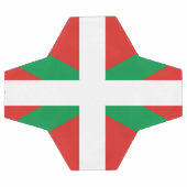 Flagge des Baskenland-Fußball-Balls Fußball (Flach)