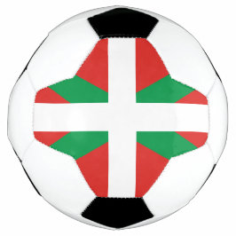 Flagge des Baskenland-Fußball-Balls Fußball