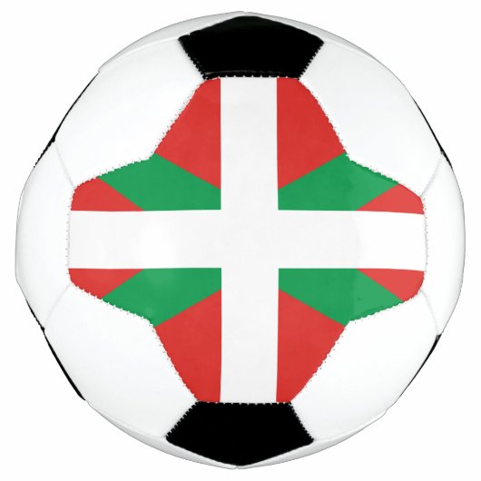 Flagge des Baskenland-Fußball-Balls Fußball (Vorderseite)