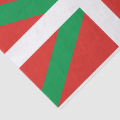 Flagge des Baskenland-Seidenpapiers Seidenpapier (Ausschnitt)