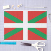 Flagge des Baskenland-Seidenpapiers Seidenpapier (Handwerk)