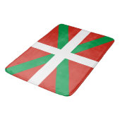 Flagge des Baskenlandes Badematte (Schrägansicht)