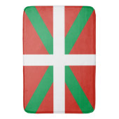 Flagge des Baskenlandes Badematte (Vorderseite Vertikal)