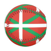 Flagge des Baskenlandes Baseball (Vorderseite Links)