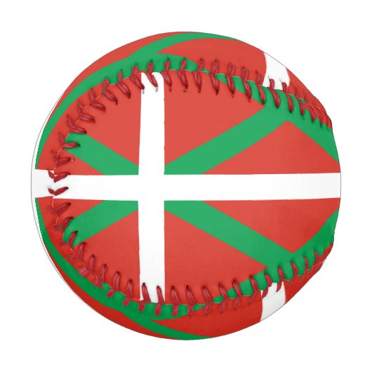 Flagge des Baskenlandes Baseball (Vorderseite Links)