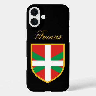 Flagge des Baskenlandes iPhone 16 Plus Hülle