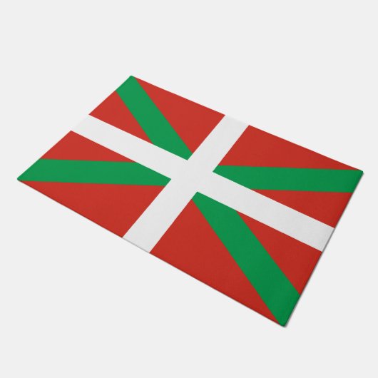 Flagge des Baskenlandes Fußmatte (Schrägansicht)