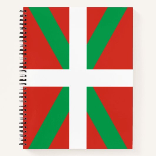 Flagge des Baskenlandes Notizblock (Vorderseite)