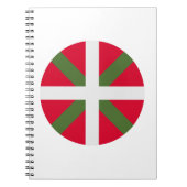 Flagge des Baskenlandes Notizblock (Vorderseite)