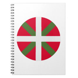 Flagge des Baskenlandes Notizblock