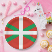 Flagge des Baskenlandes Pappteller (Party)