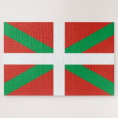 Flagge des Baskenlandes Puzzle (Horizontal)