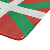 Flagge des Baskenlandes Schneidebrett (Ecke)