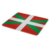 Flagge des Baskenlandes Schneidebrett (Ecke)