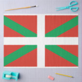 Flagge des Baskenlandes Seidenpapier (Basteln)