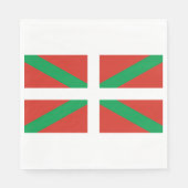 Flagge des Baskenlandes Serviette (Vorderseite)