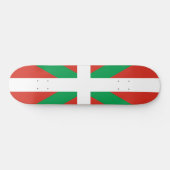 Flagge des Baskenlandes Skateboard (Horizontal)