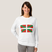 Flagge des Baskenlandes T-Shirt (Vorne ganz)