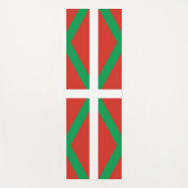Flagge des Baskenlandes Yogamatte (Vorderseite)