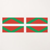 Flagge des Baskenlandes Yogamatte (Vorderseite (Horizontal))
