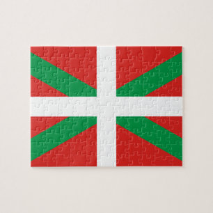 Flagge des baskischen Land-Foto-Puzzlespiels Puzzle