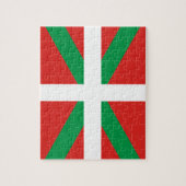 Flagge des baskischen Land-Foto-Puzzlespiels Puzzle (Vertikal)