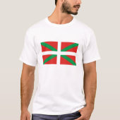 Flagge des baskischen T - Shirt (Vorderseite)