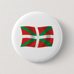 Flagge des Baskischen Volkes Button