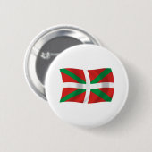 Flagge des Baskischen Volkes Button (Vorne & Hinten)