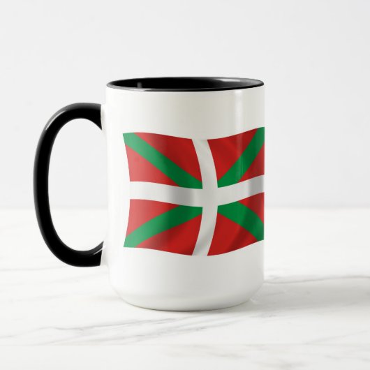 Flagge des Baskischen Volkes Kaffeetasse (Links)