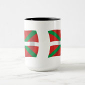 Flagge des Baskischen Volkes Kaffeetasse (Zentrum)