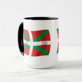 Flagge des Baskischen Volkes Kaffeetasse (Vorderseite Links)