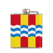 Flagge des Bedfordshire-Fläschchens Flachmann (Rückseite)