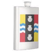 Flagge des Bedfordshire-Fläschchens Flachmann (Rechts)