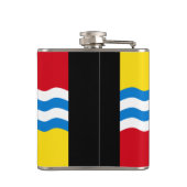 Flagge des Bedfordshire Hip Flask Flachmann (Rückseite)