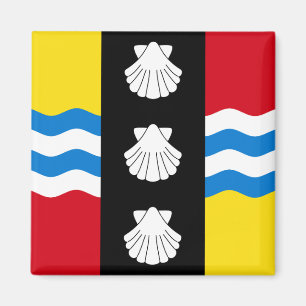 Flagge des Bedfordshire Magnet
