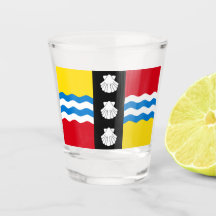 Flagge des Bedfordshire-Shot-Glases