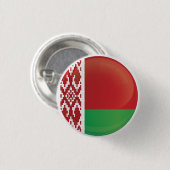 Flagge des Belarus-Runden Symbols Button (Vorne & Hinten)