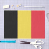 Flagge des belgischen Gewebspapiers Seidenpapier (Handwerk)