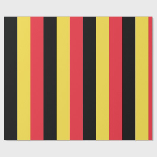 Flagge des belgischen Kartons Geschenkpapier (Flach)
