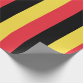 Flagge des belgischen Kartons Geschenkpapier (Ecke)