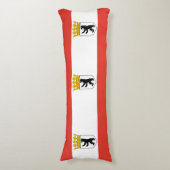 Flagge des Berliner Kissens Seitenschläferkissen (Vorderseite Vertikal)