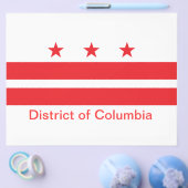 Flagge des Bezirks Columbia Flyer (Einzeln)