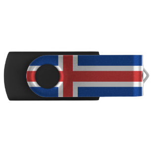 Flagge des Blitz-Antriebs Islands USB USB Stick