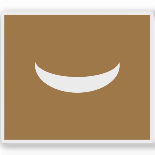 Flagge des Bornu-Reiches (1380-1884) Aufkleber (Vorderseite)