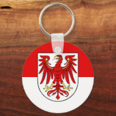 Flagge des Brandenburger Schlüsselanhängers Schlüsselanhänger (Vorderseite)