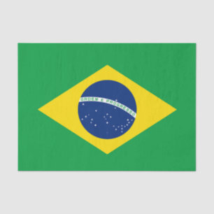 Flagge des brasilianischen Gewebspapiers Seidenpapier