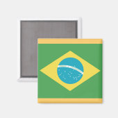 Flagge des brasilianischen Magnet (Vorderseite/Rückseite)